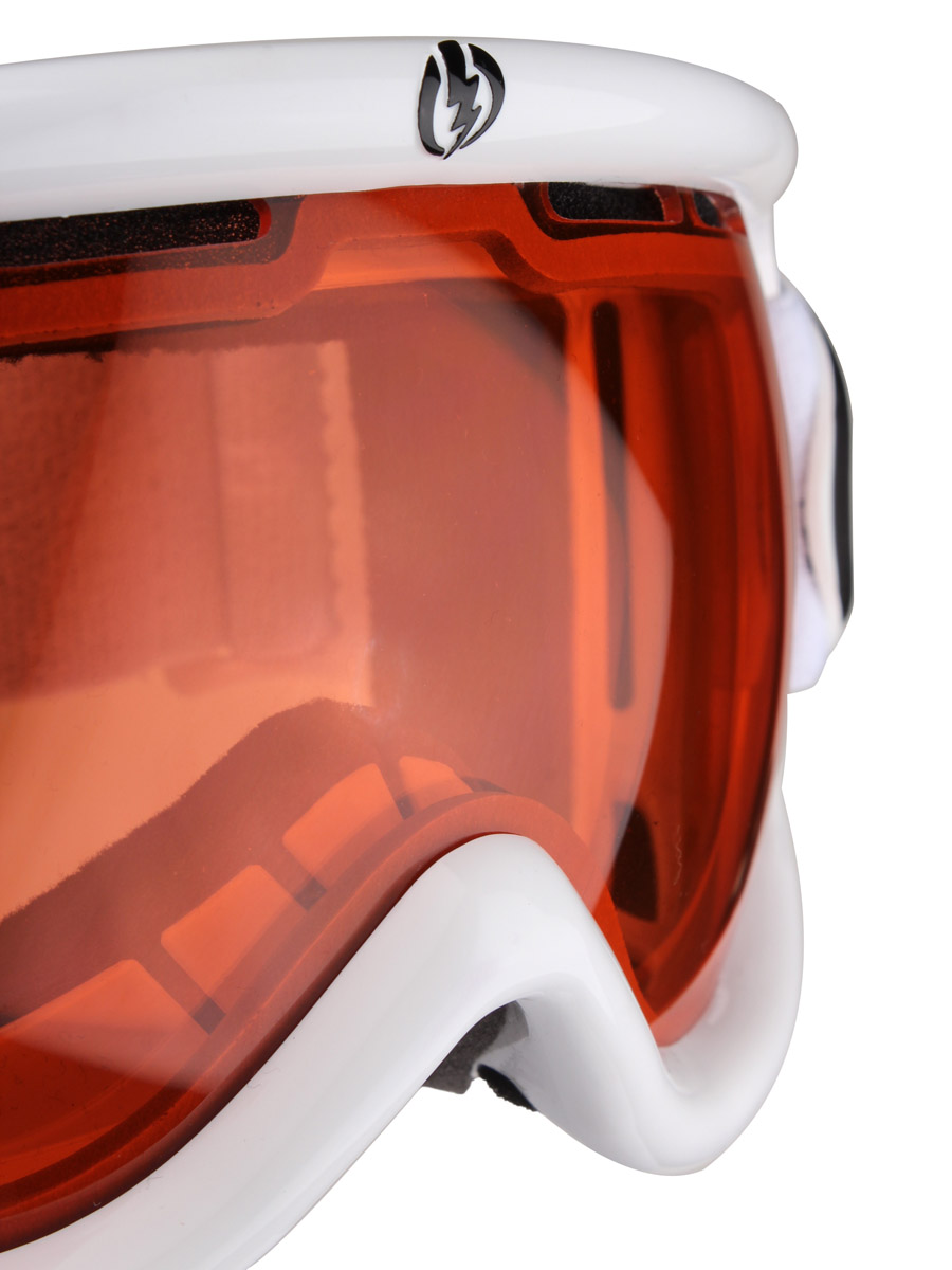 Gogle Electric EG5S (gloss white/orange)