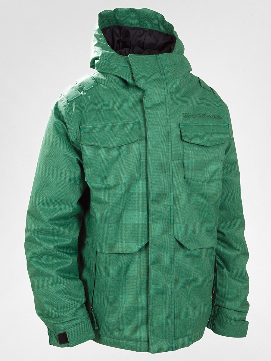 Dziecięca kurtka snowboardowa 686 Boy's Mannual Command (kelly green)