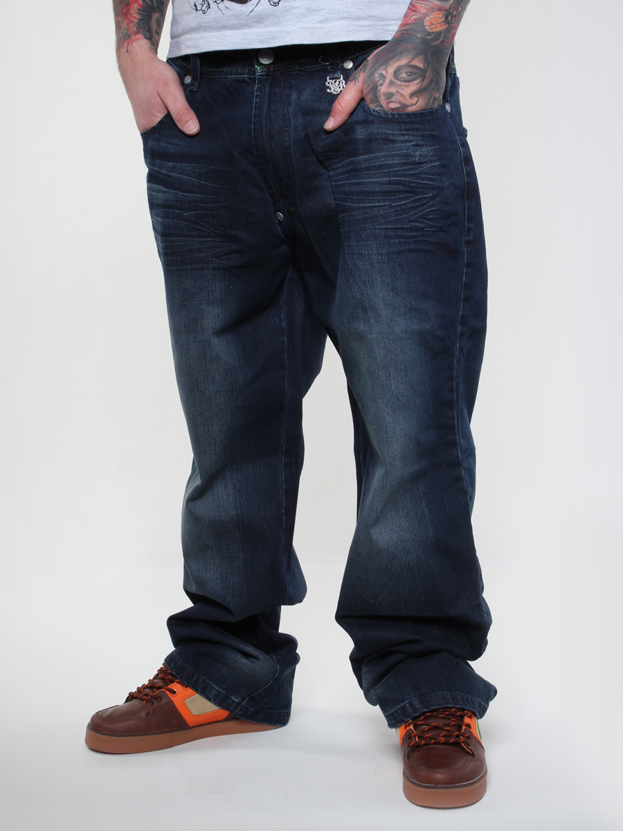 Spodnie Mass Cut (dark blue)