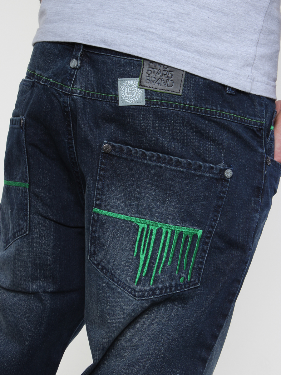 Spodnie Mass Cut (dark blue)