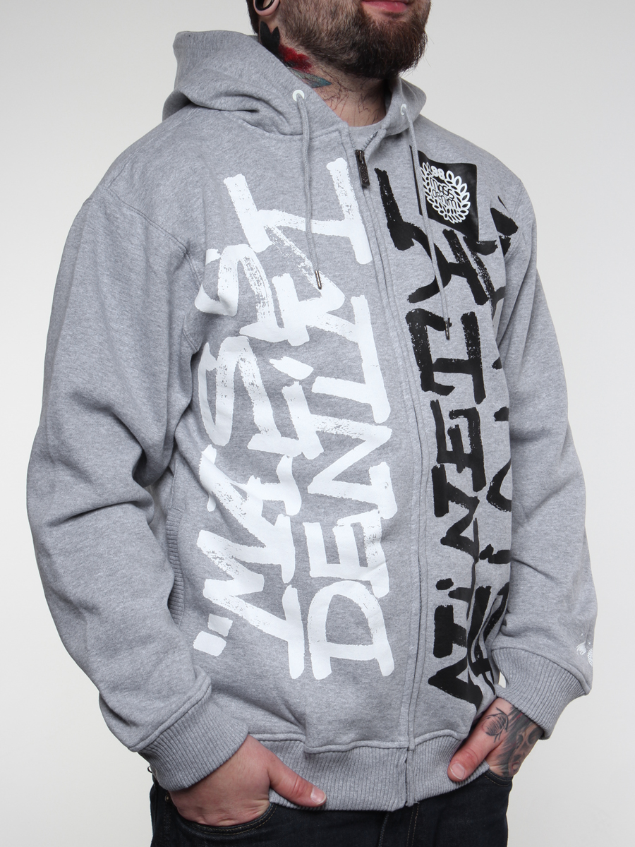 Bluza z kapturem Mass Go West ZHD (szara)