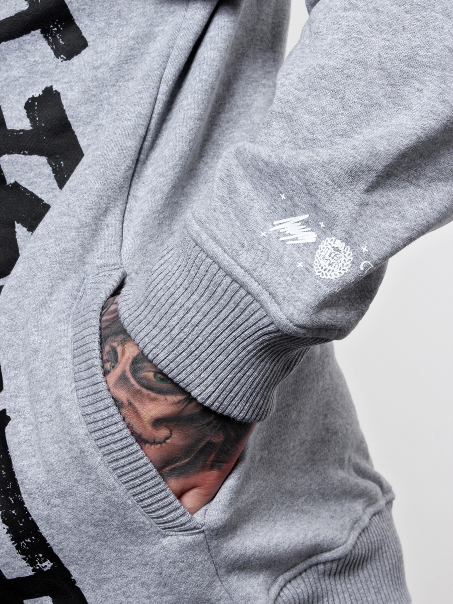Bluza z kapturem Mass Go West ZHD (szara)