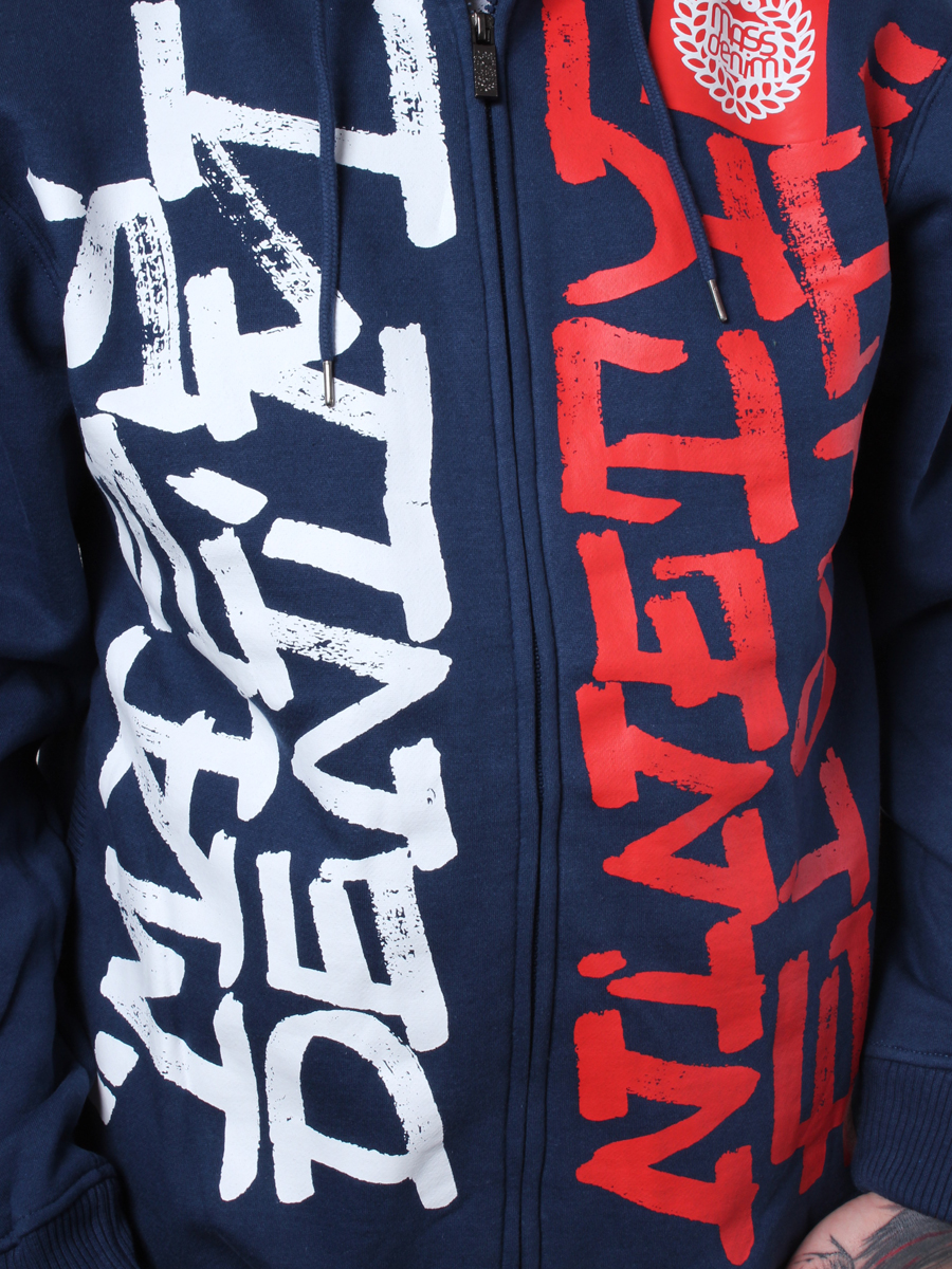 Bluza z kapturem Mass Go West ZHD (granatowa)