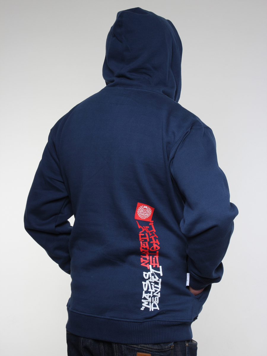 Bluza z kapturem Mass Go West ZHD (granatowa)