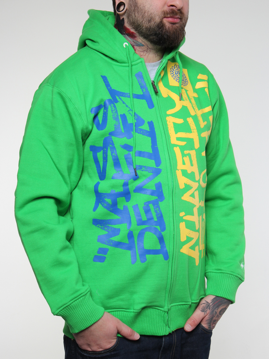 Bluza z kapturem Mass Go West ZHD (zielona)