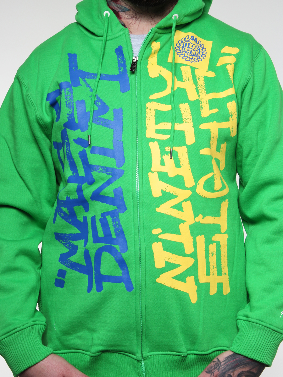 Bluza z kapturem Mass Go West ZHD (zielona)