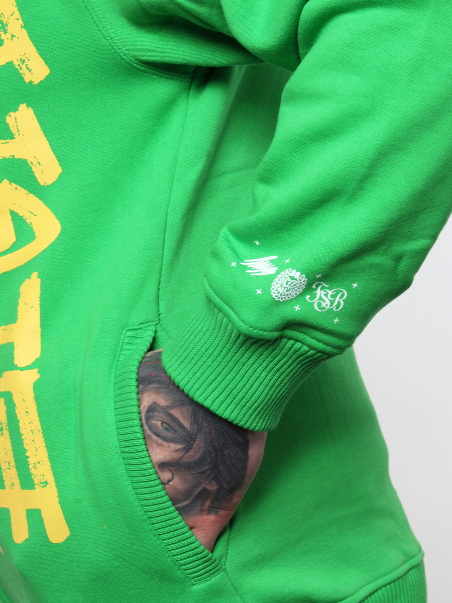 Bluza z kapturem Mass Go West ZHD (zielona)