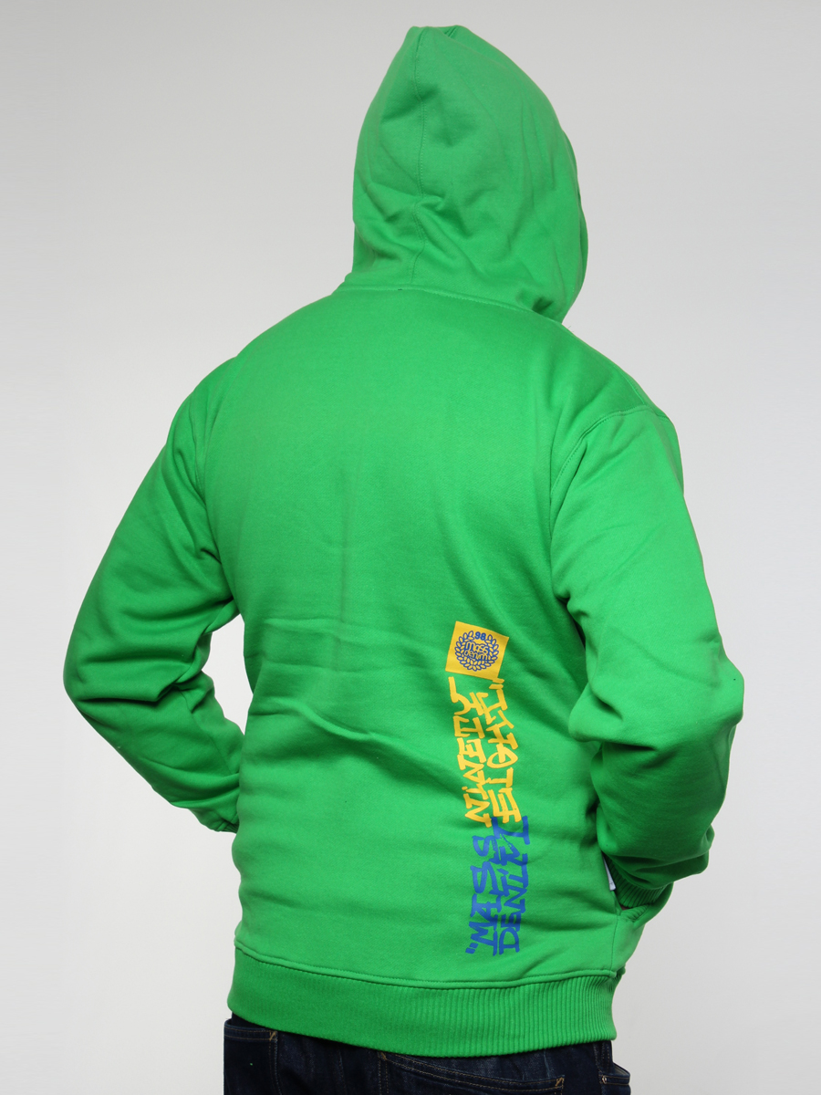 Bluza z kapturem Mass Go West ZHD (zielona)