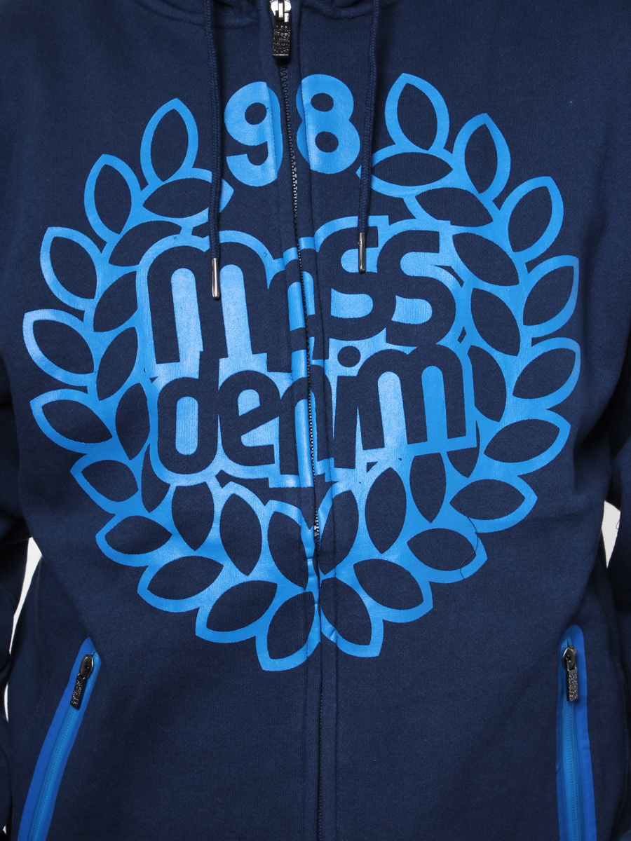 Bluza z kapturem Mass Base 011 ZHD (granatowa)