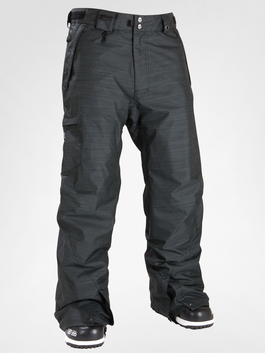 Męskie Spodnie snowboardowe 686 Reserved Resist - Twist Yarn (black)