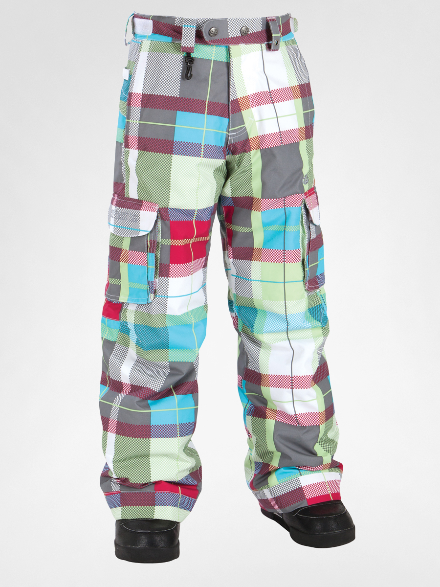 Dziecięce spodnie snowboardowe 686 Girls Smarty Lily - Plaid (tutti frutti)