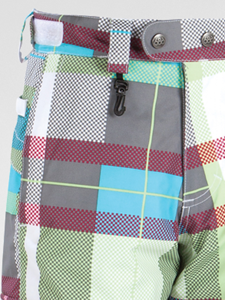 Dziecięce spodnie snowboardowe 686 Girls Smarty Lily - Plaid (tutti frutti)