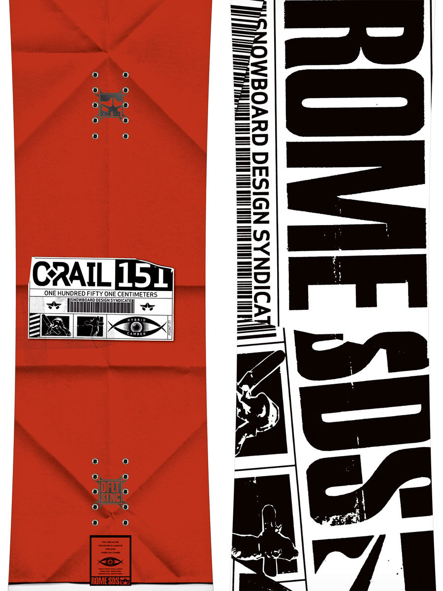 Męska Deska snowboardowa Rome Crail 151