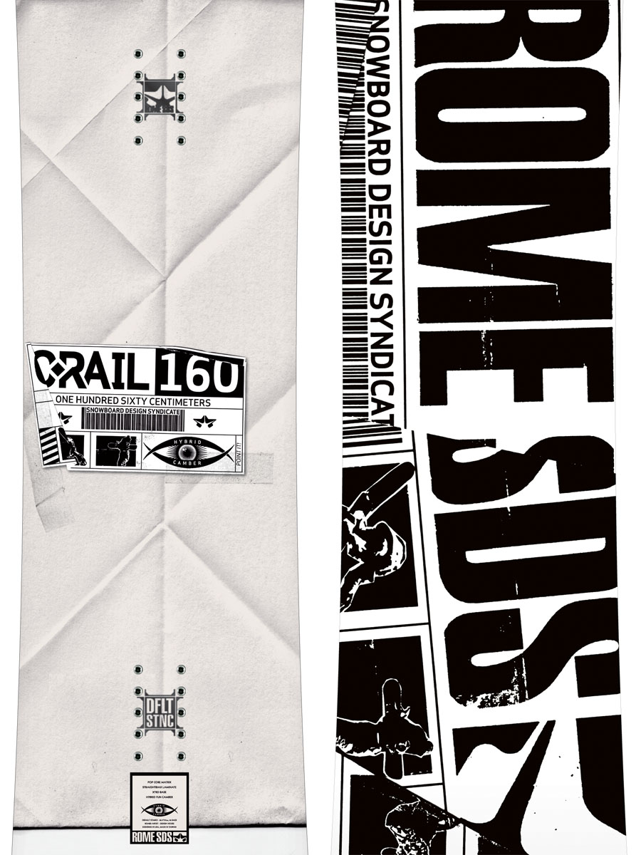 Męska Deska snowboardowa Rome Crail 160