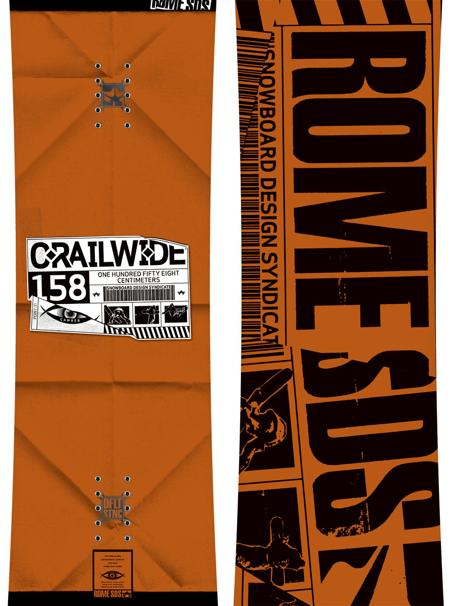 Męska Deska snowboardowa Rome Crail 158 Wide