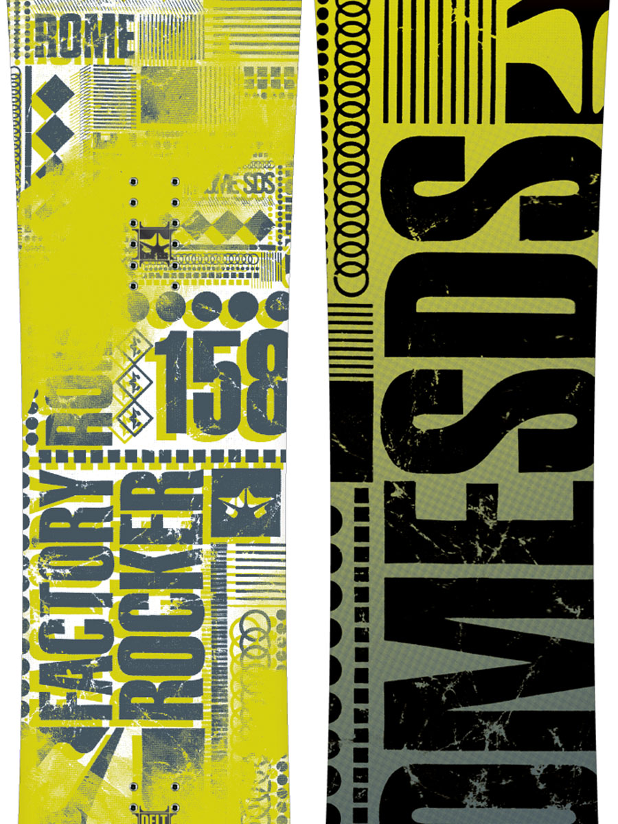 Męska Deska snowboardowa Rome Factory Rocker 158