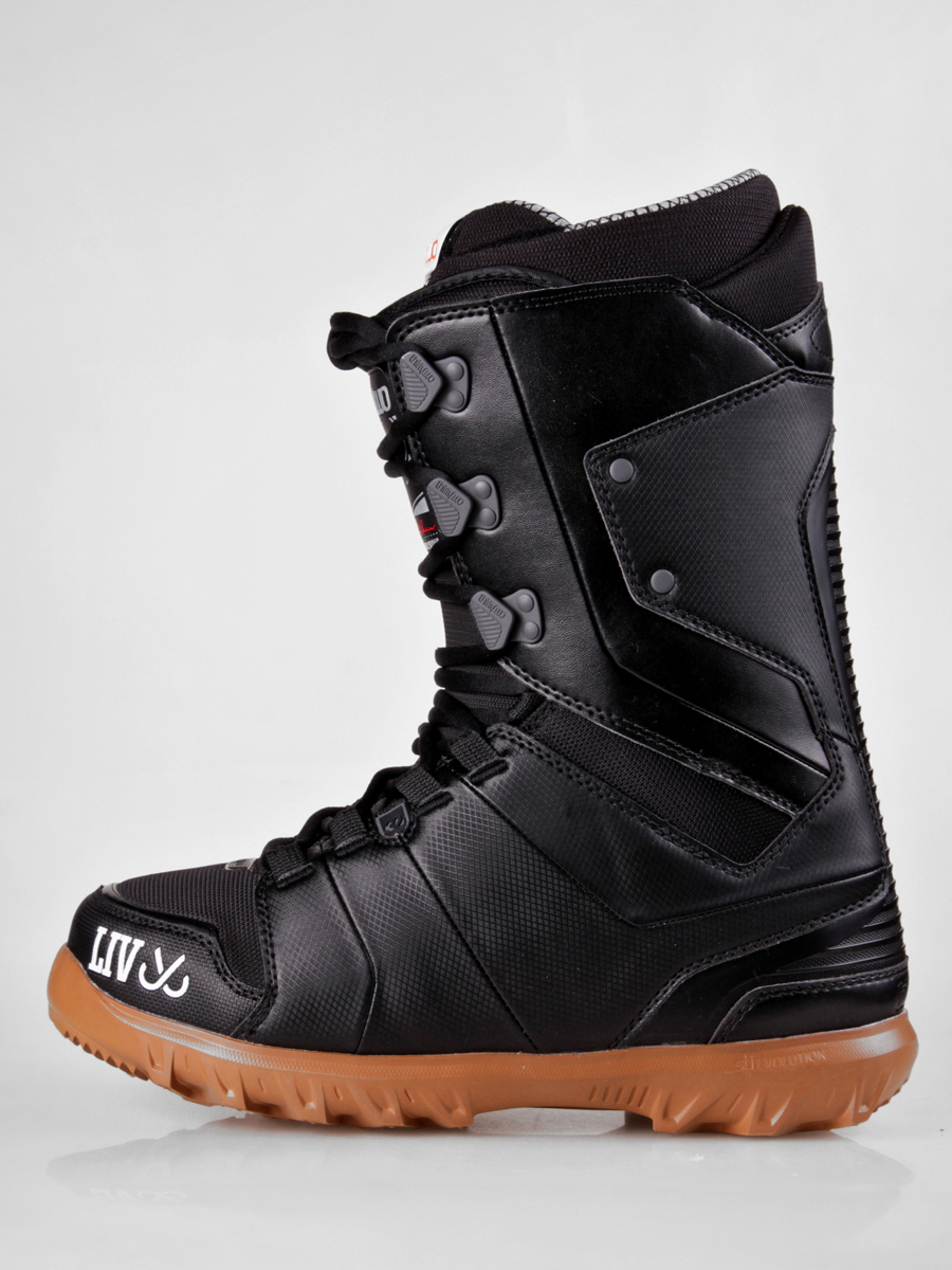 Męskie Buty snowboardowe ThirtyTwo Lashed Bradshaw X JUS LIV (black/gum)