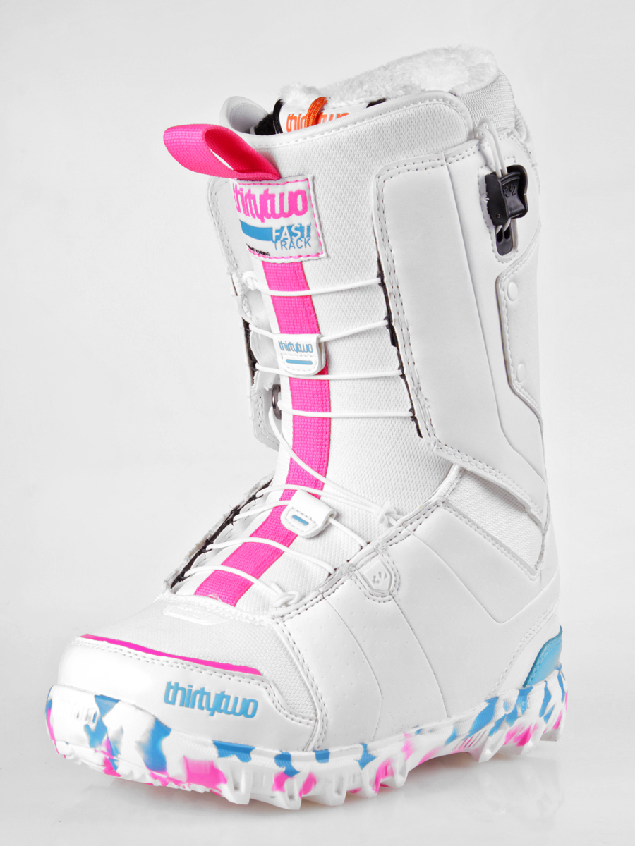 Damskie Buty snowboardowe ThirtyTwo Lashed FT (white/pink/blue)