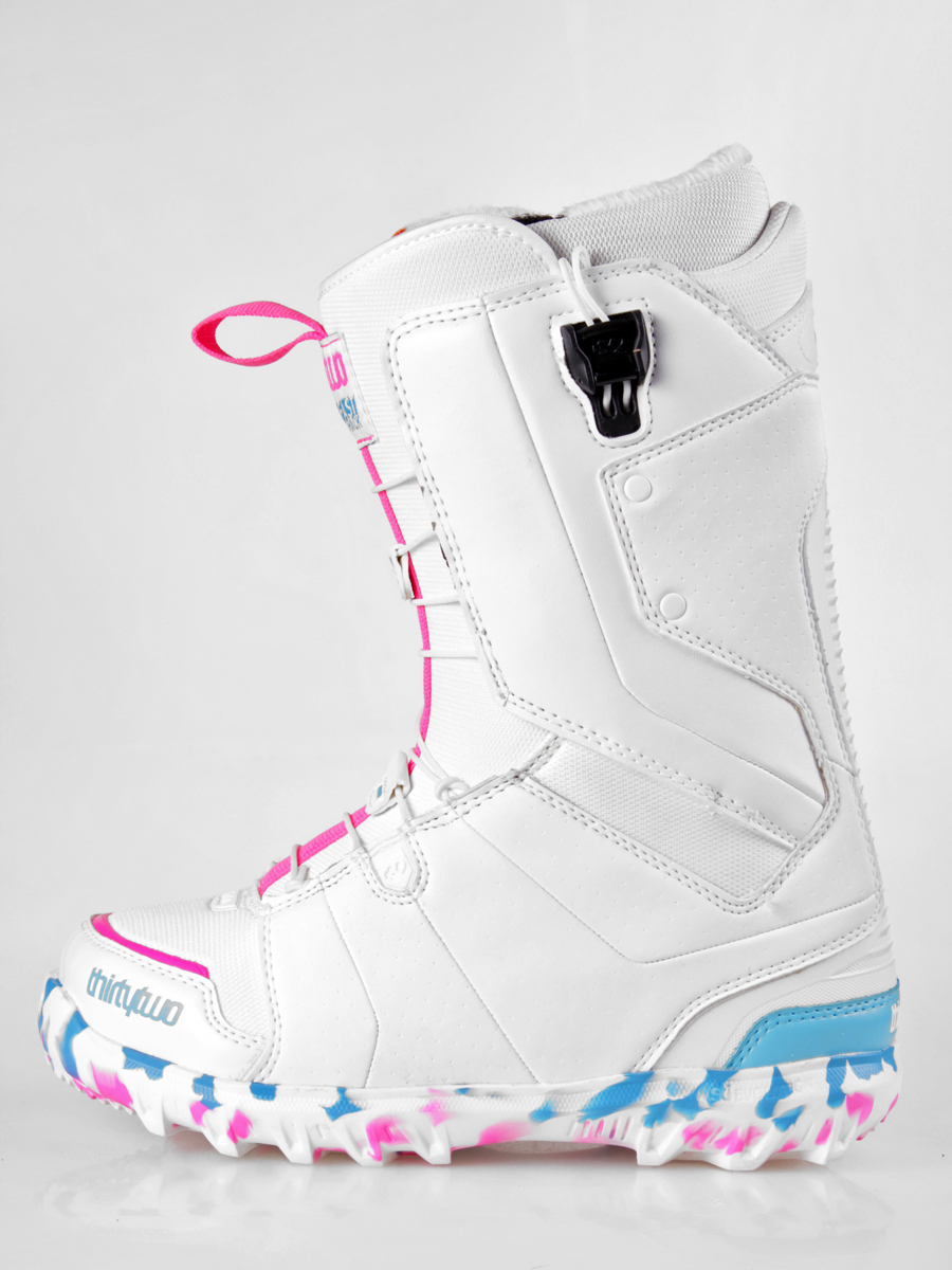Damskie Buty snowboardowe ThirtyTwo Lashed FT (white/pink/blue)