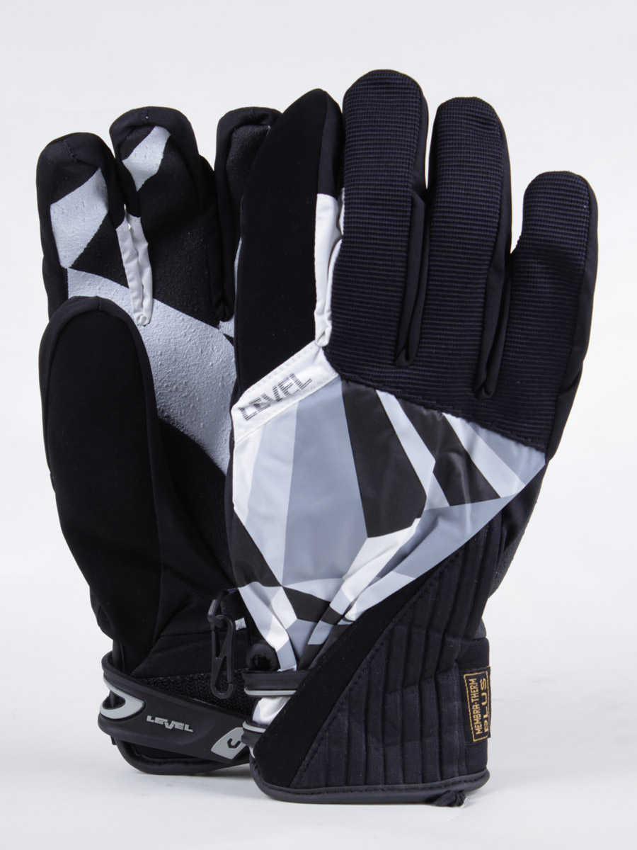 Rękawice snowboardowe Level Sniper (black/white)
