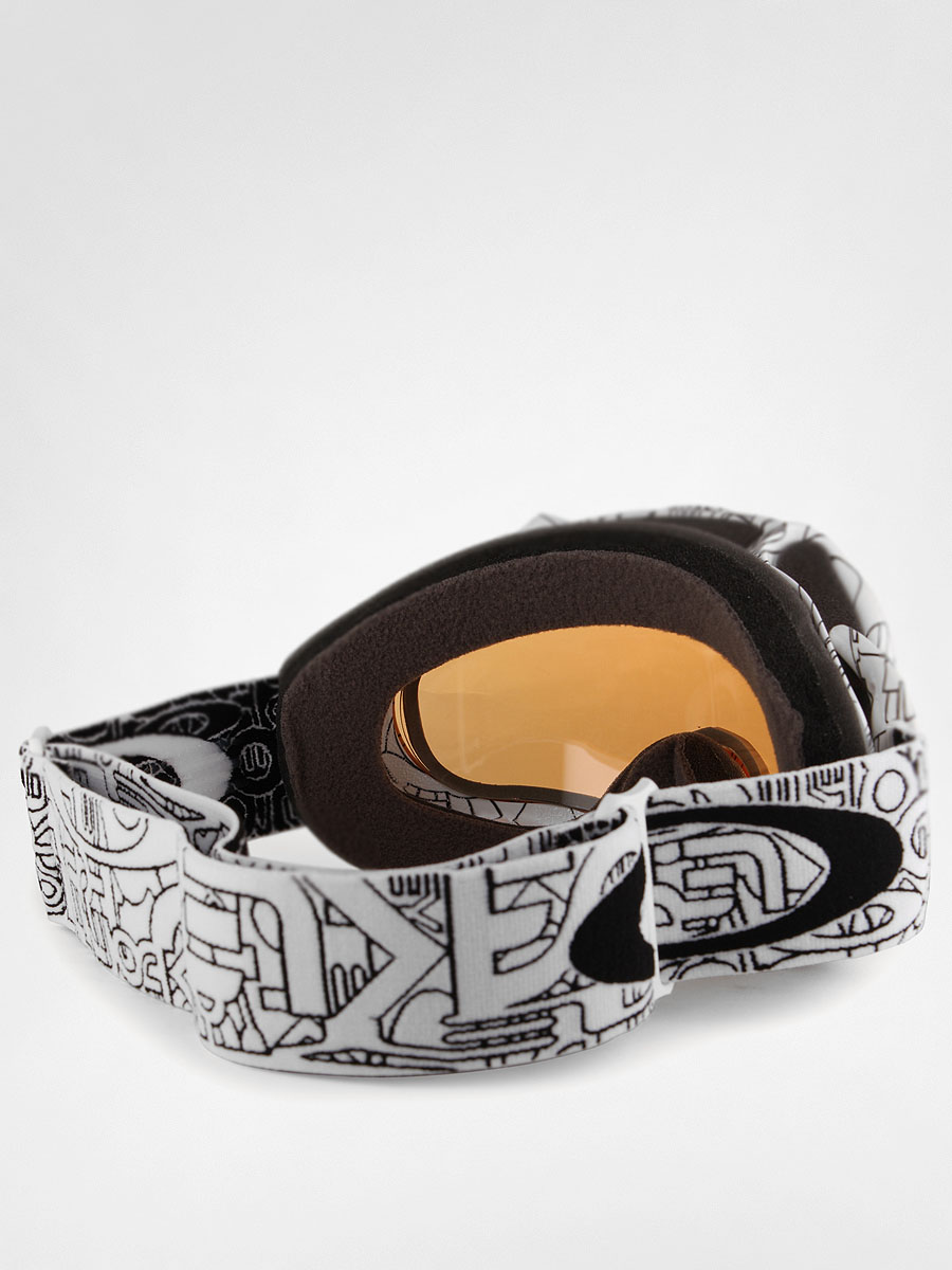 Gogle Oakley A-Frame Wmn (white factory text/persimmon)