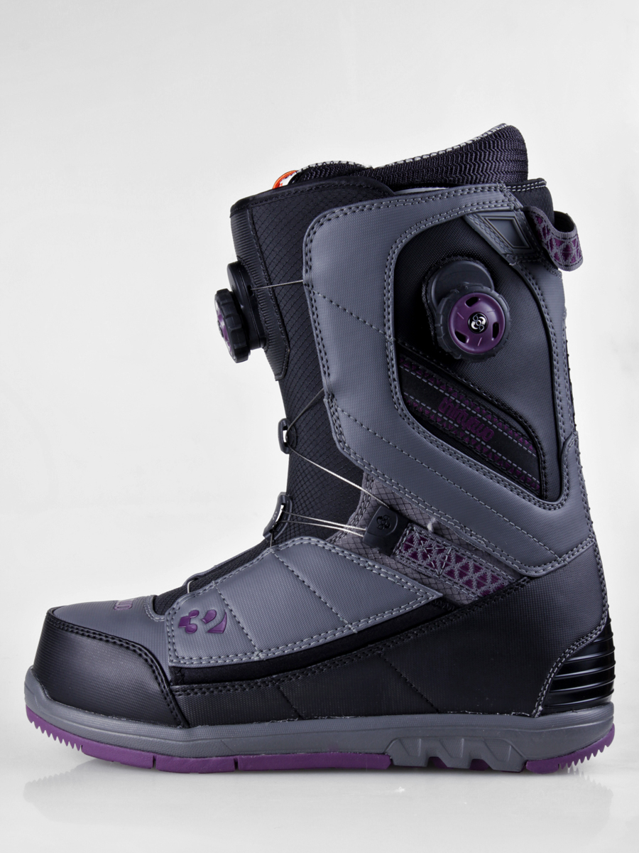 Męskie Buty snowboardowe ThirtyTwo Focus Boa (grey/purple)