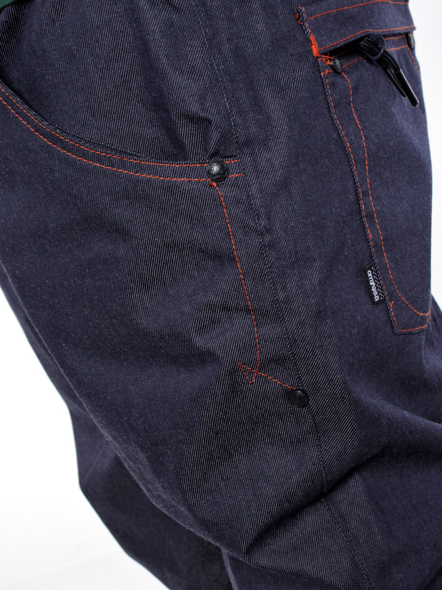 Męskie Spodnie snowboardowe ThirtyTwo Wooderson (indigo rinse)