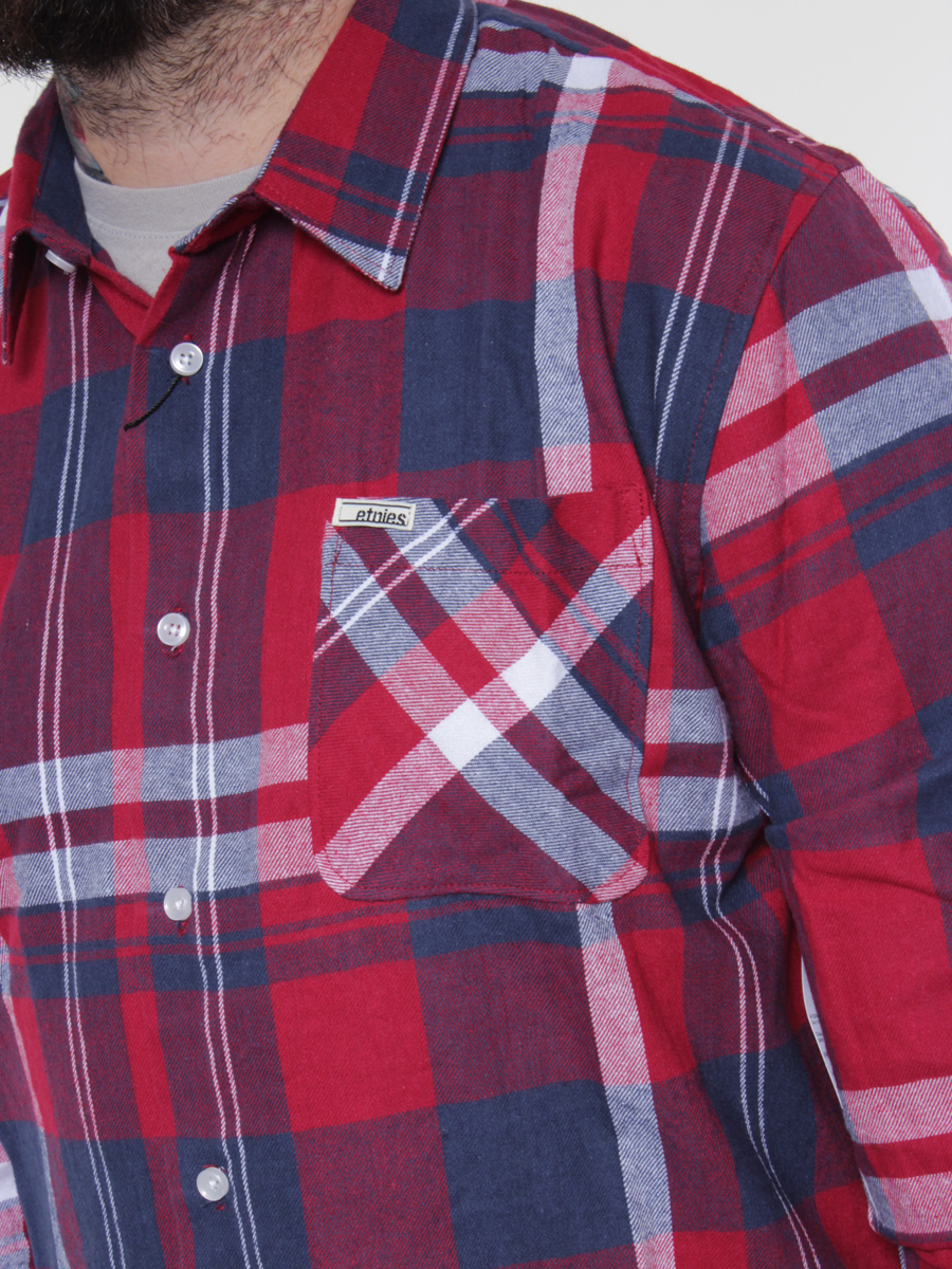 Koszula Etnies Chi Town Flannel (brick)