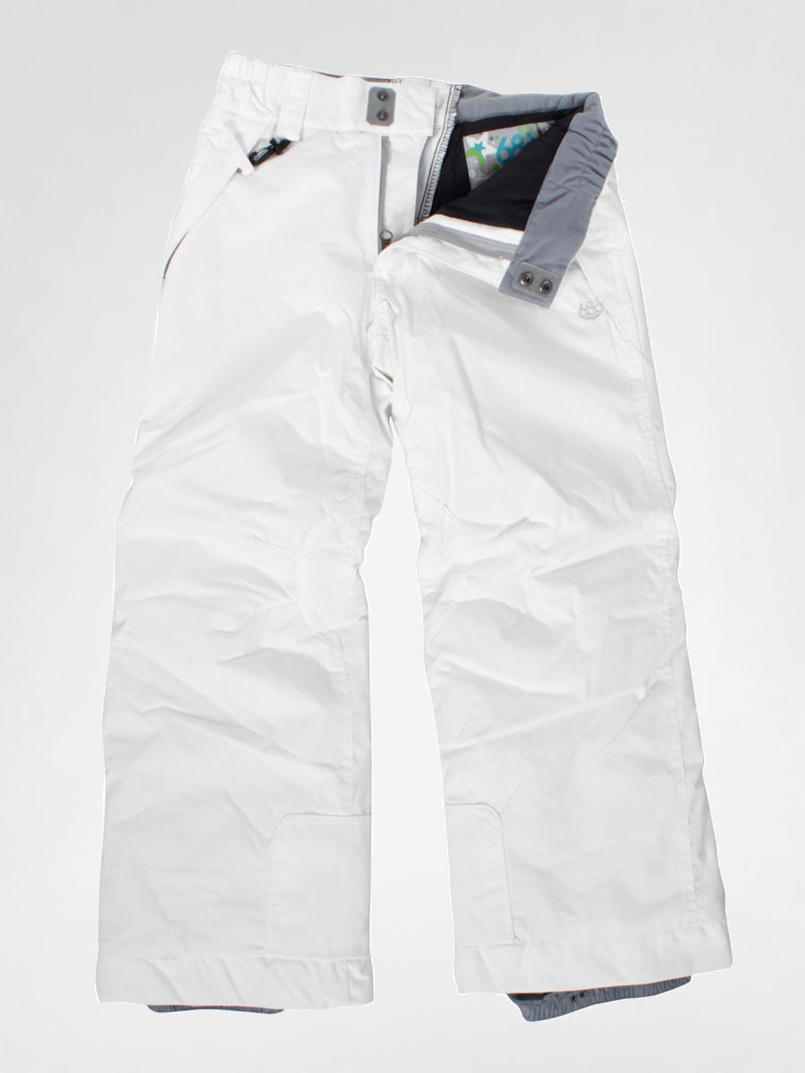 Dziecięce spodnie snowboardowe 686 Girls Mannual Brook (white)