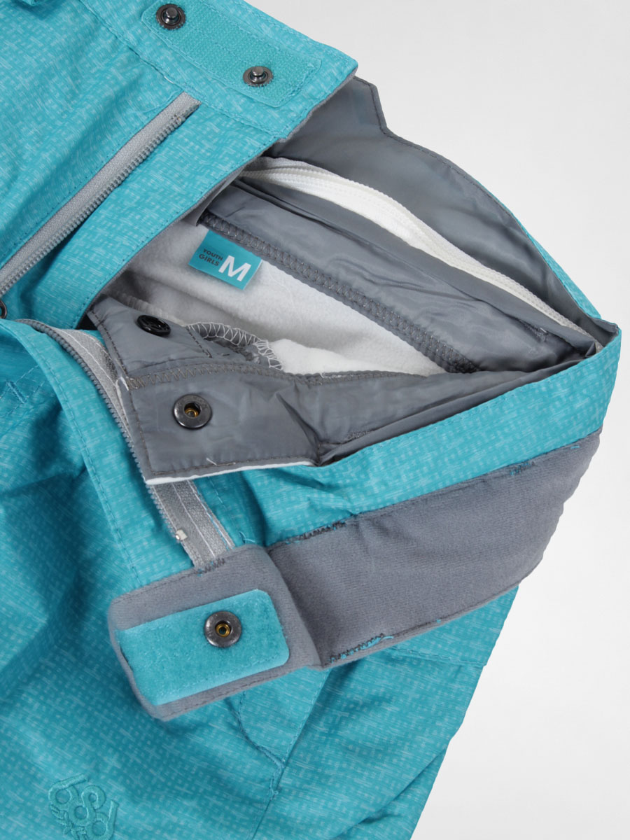 Dziecięce spodnie snowboardowe 686 Girls Smarty Lily (turquoise)
