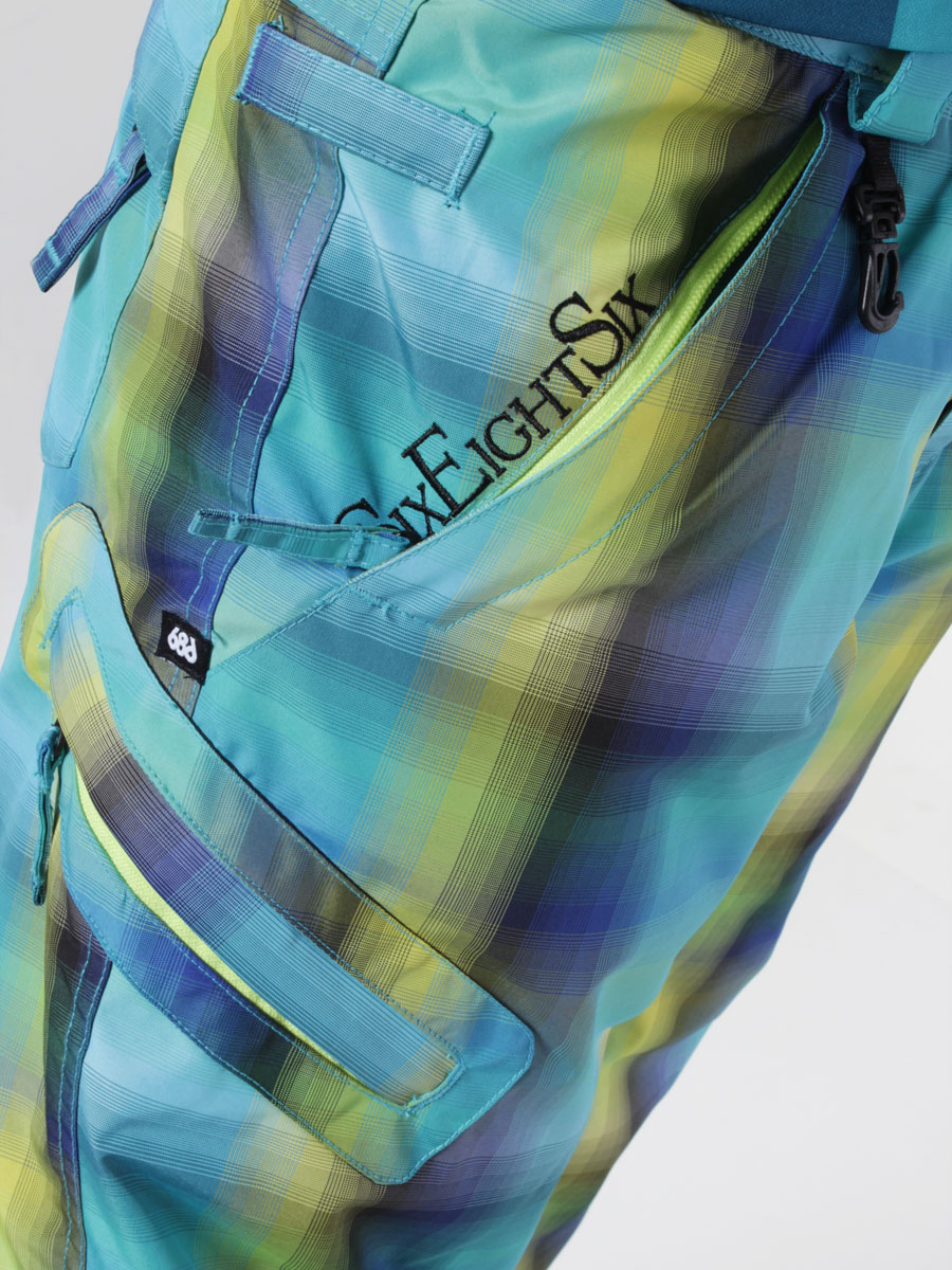 Damskie Spodnie snowboardowe 686 Reserved Lust Ins (blue)