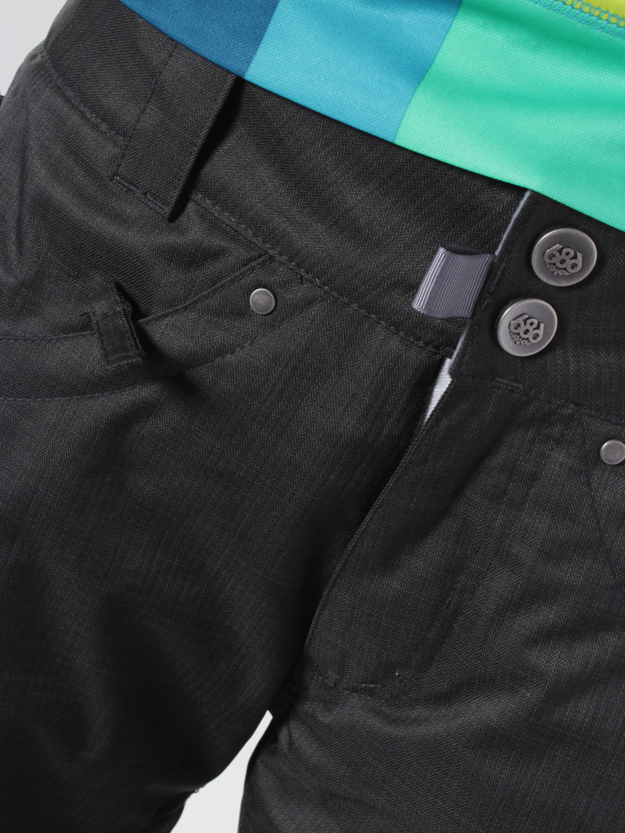 Damskie Spodnie snowboardowe 686 Mannual Patron Ins (gunmetal)