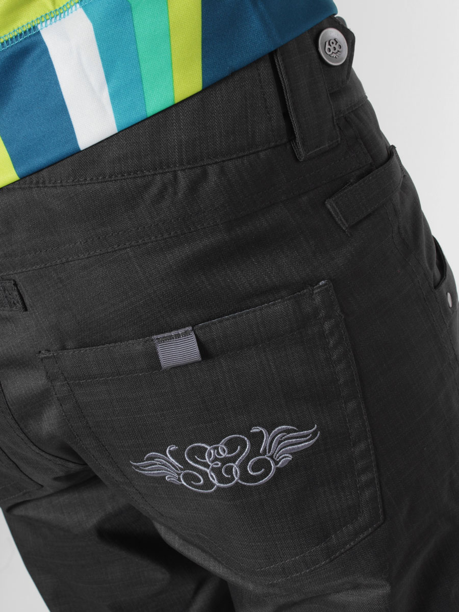 Damskie Spodnie snowboardowe 686 Mannual Patron Ins (gunmetal)