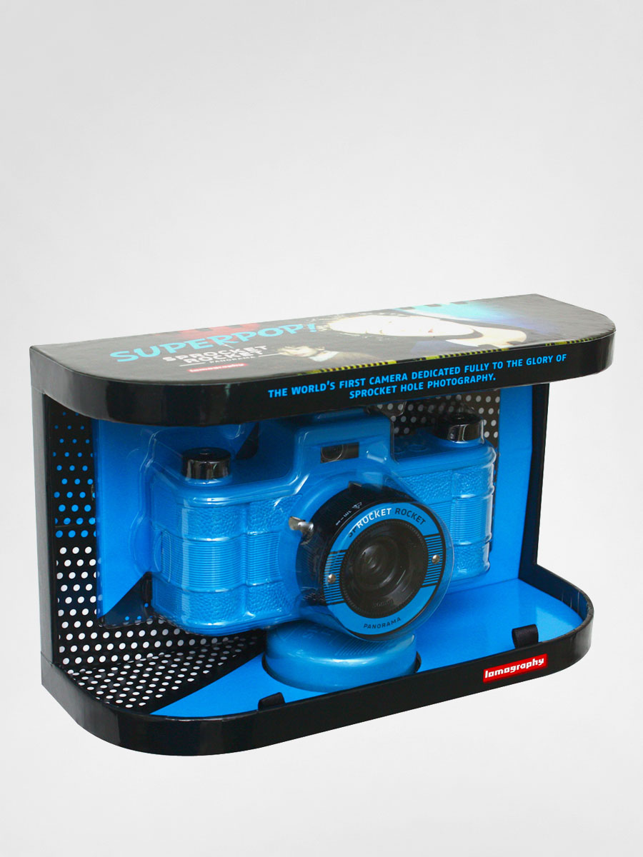 Aparat fotograficzny Lomography Sprocket Rocket (niebieski)