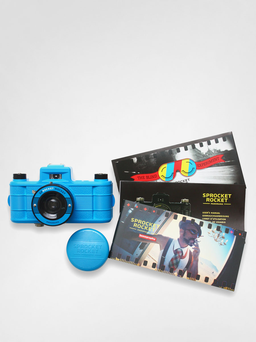 Aparat fotograficzny Lomography Sprocket Rocket (niebieski)