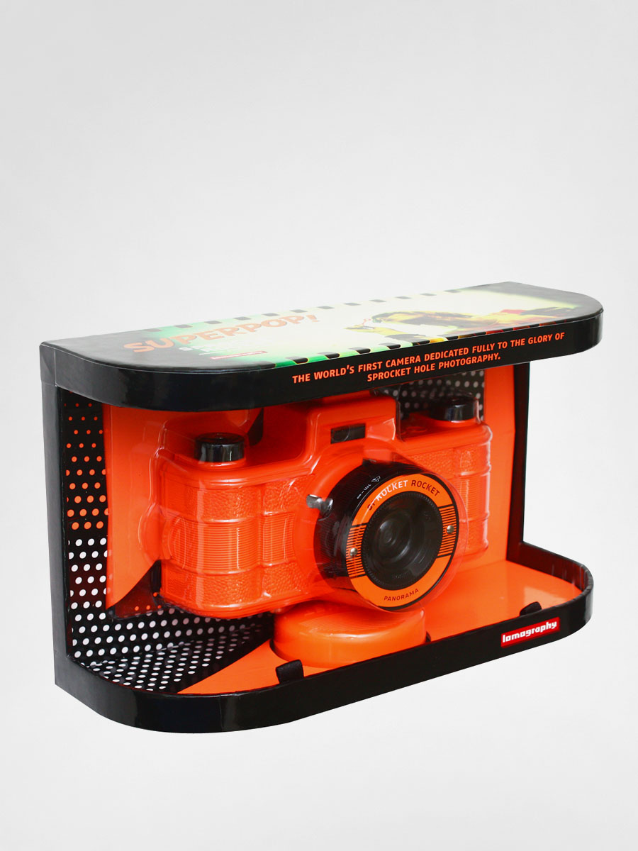 Aparat fotograficzny Lomography Sprocket Rocket (pomarańczowy)