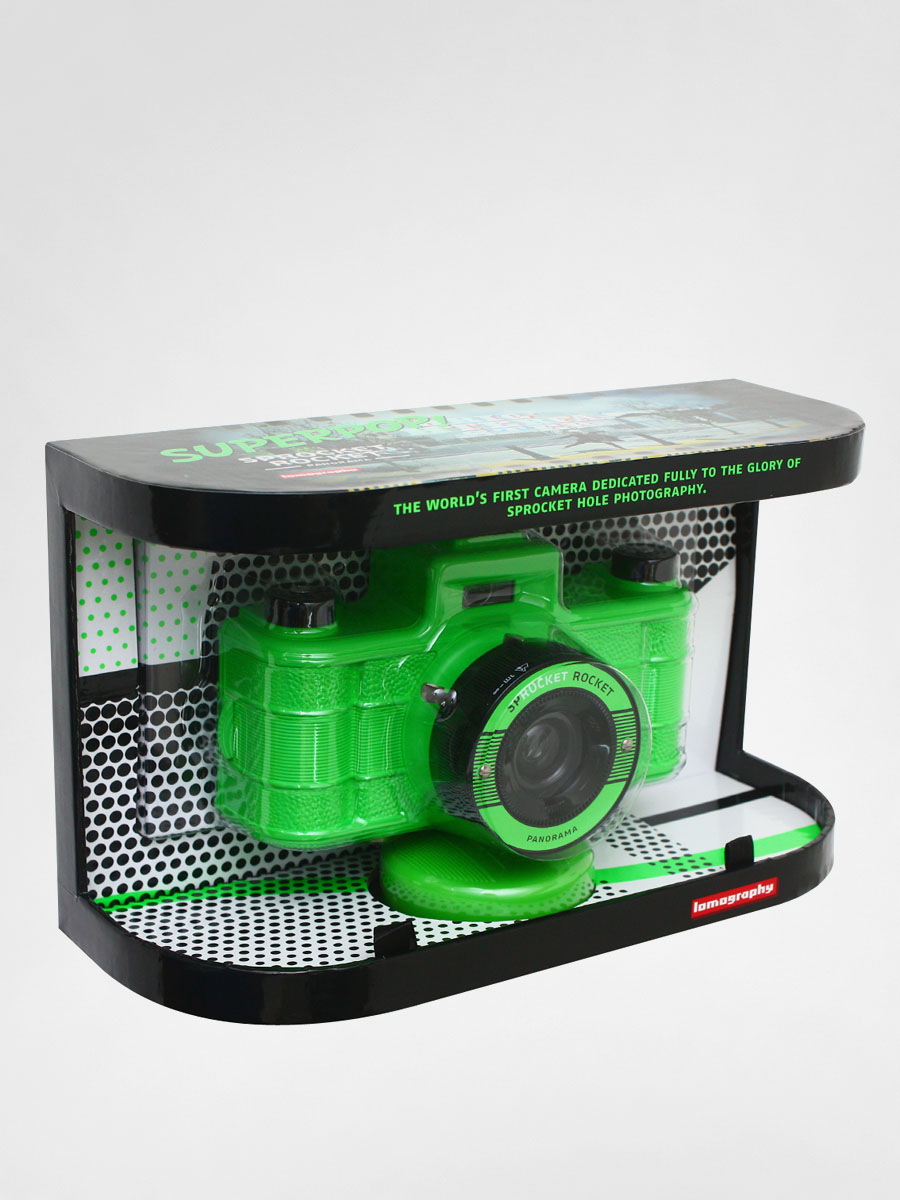 Aparat fotograficzny Lomography Sprocket Rocket (zielony)