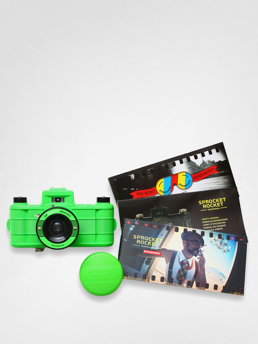 Aparat fotograficzny Lomography Sprocket Rocket (zielony)
