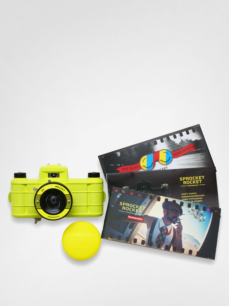 Aparat fotograficzny Lomography Sprocket Rocket (żółty)