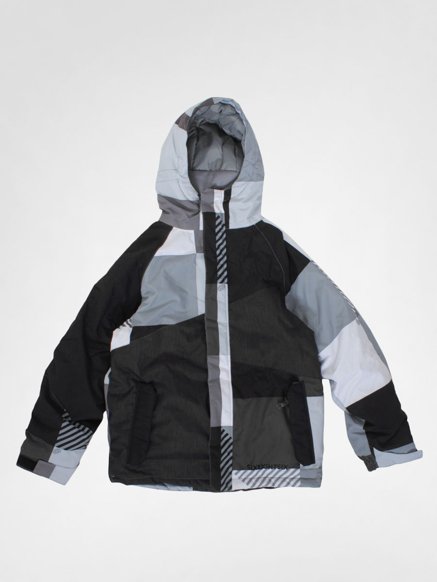 Dziecięca kurtka snowboardowa 686 Boy's Mannual Max Insulated (grey)