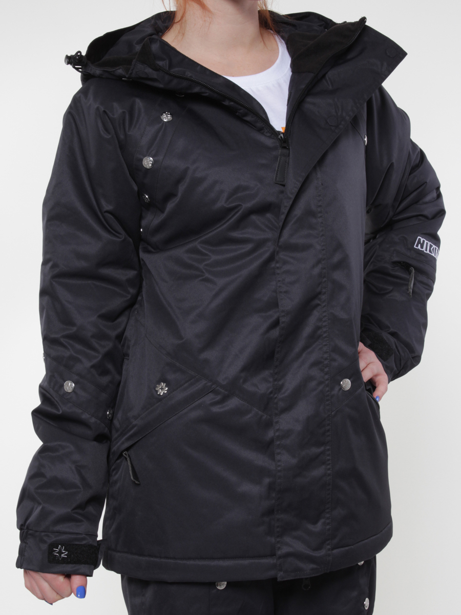Damska Kurtka snowboardowa Nikita Biological (black)