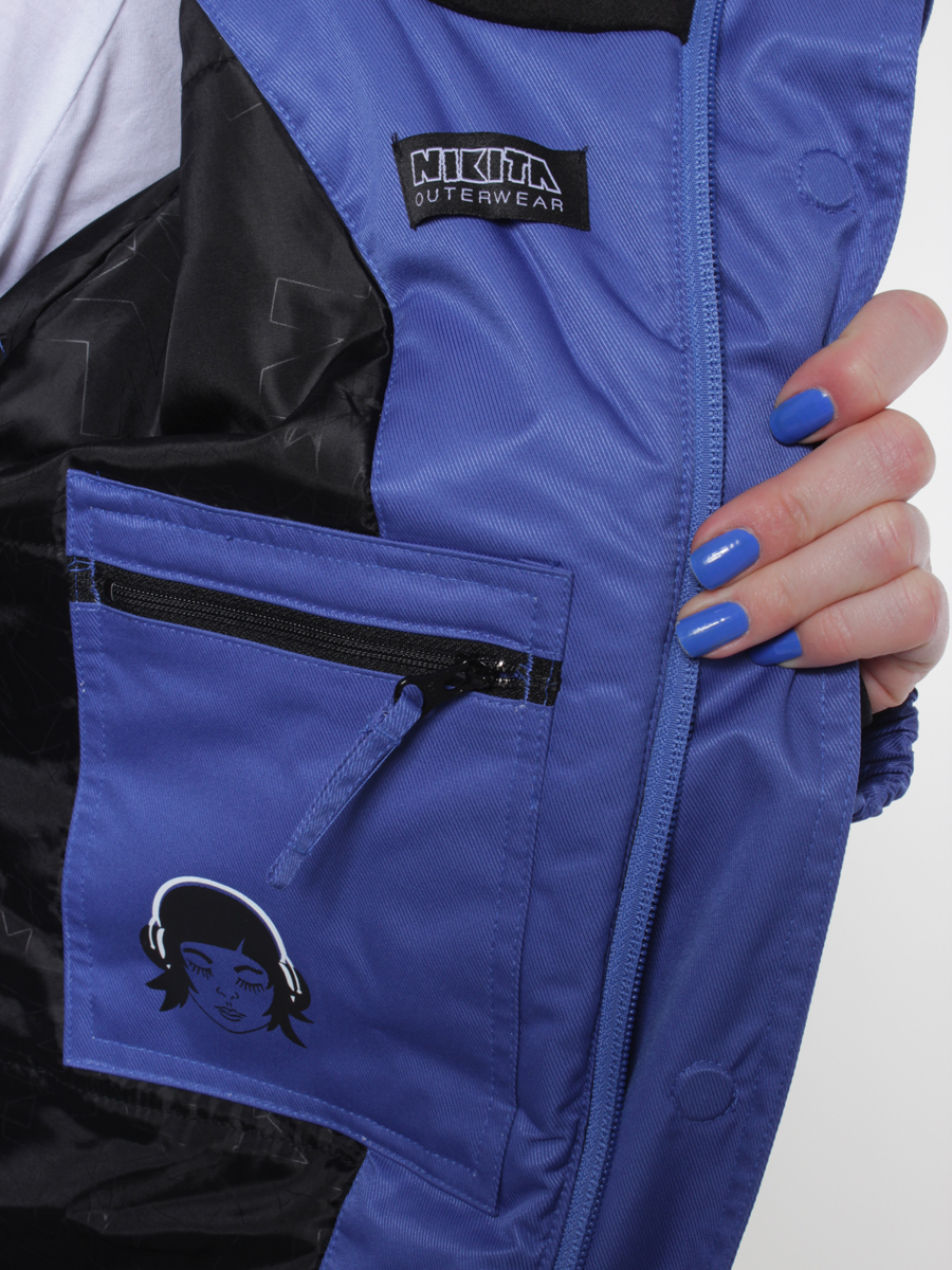 Damska Kurtka snowboardowa Nikita Biological (dazzling blue)