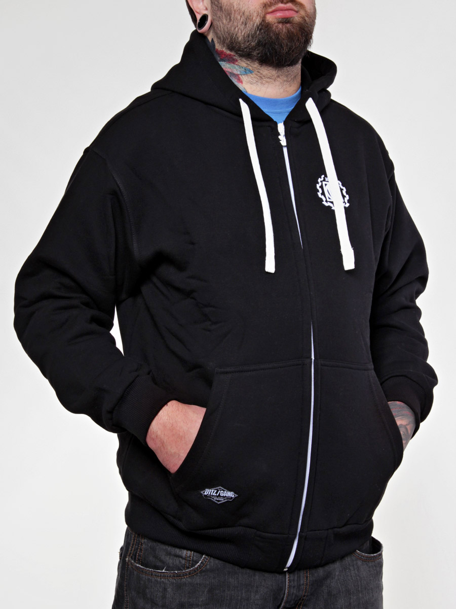 Bluza z kapturem Diil Gang Laur ZH (czarna)