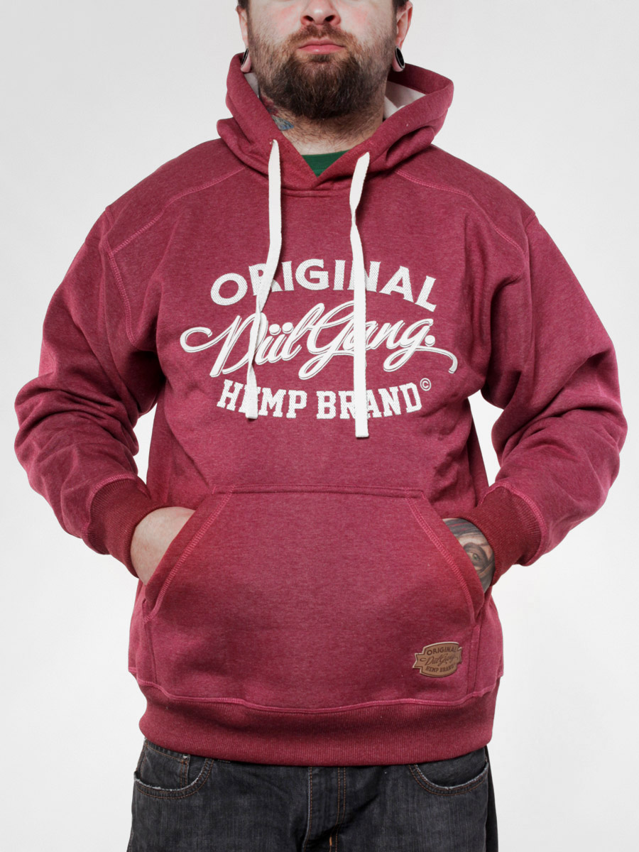 Bluza z kapturem Diil Gang OHB HD (bordo)