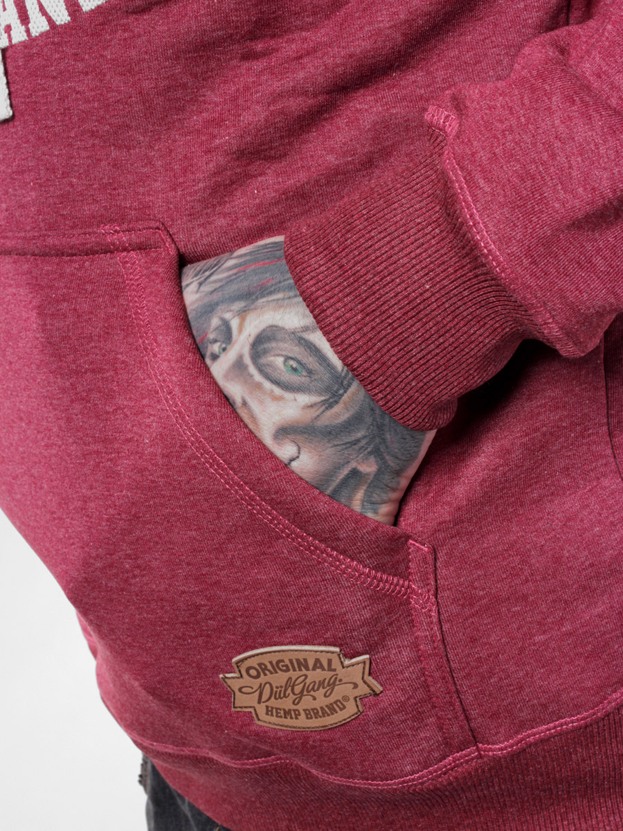 Bluza z kapturem Diil Gang OHB HD (bordo)