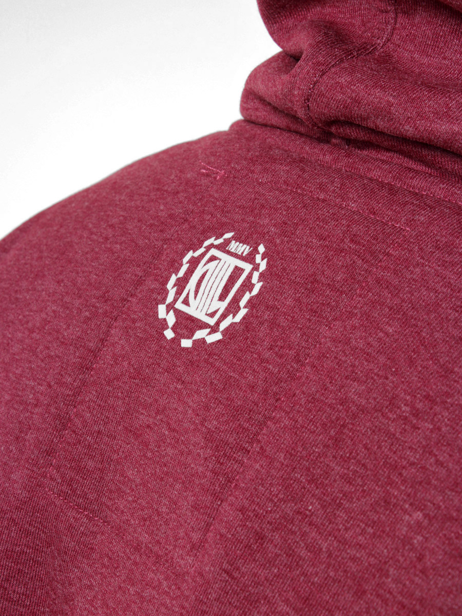 Bluza z kapturem Diil Gang OHB HD (bordo)