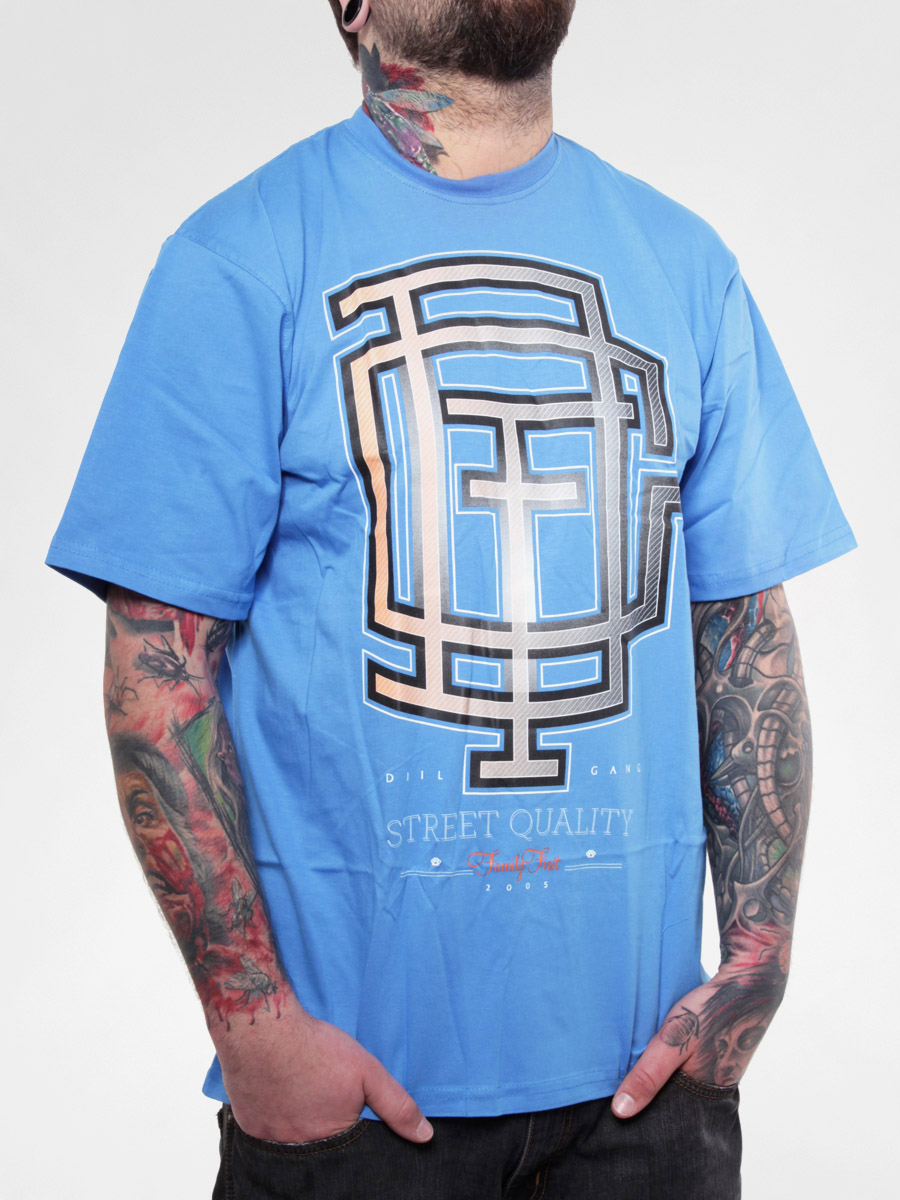 T-Shirt Diil Gang DGF (grad/nieb)
