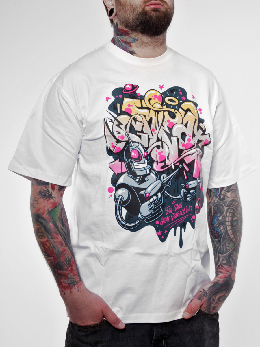 T-Shirt Diil Gang Great Future (biały)