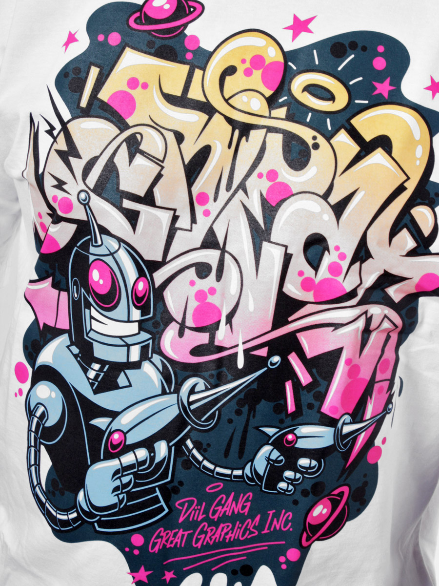 T-Shirt Diil Gang Great Future (biały)