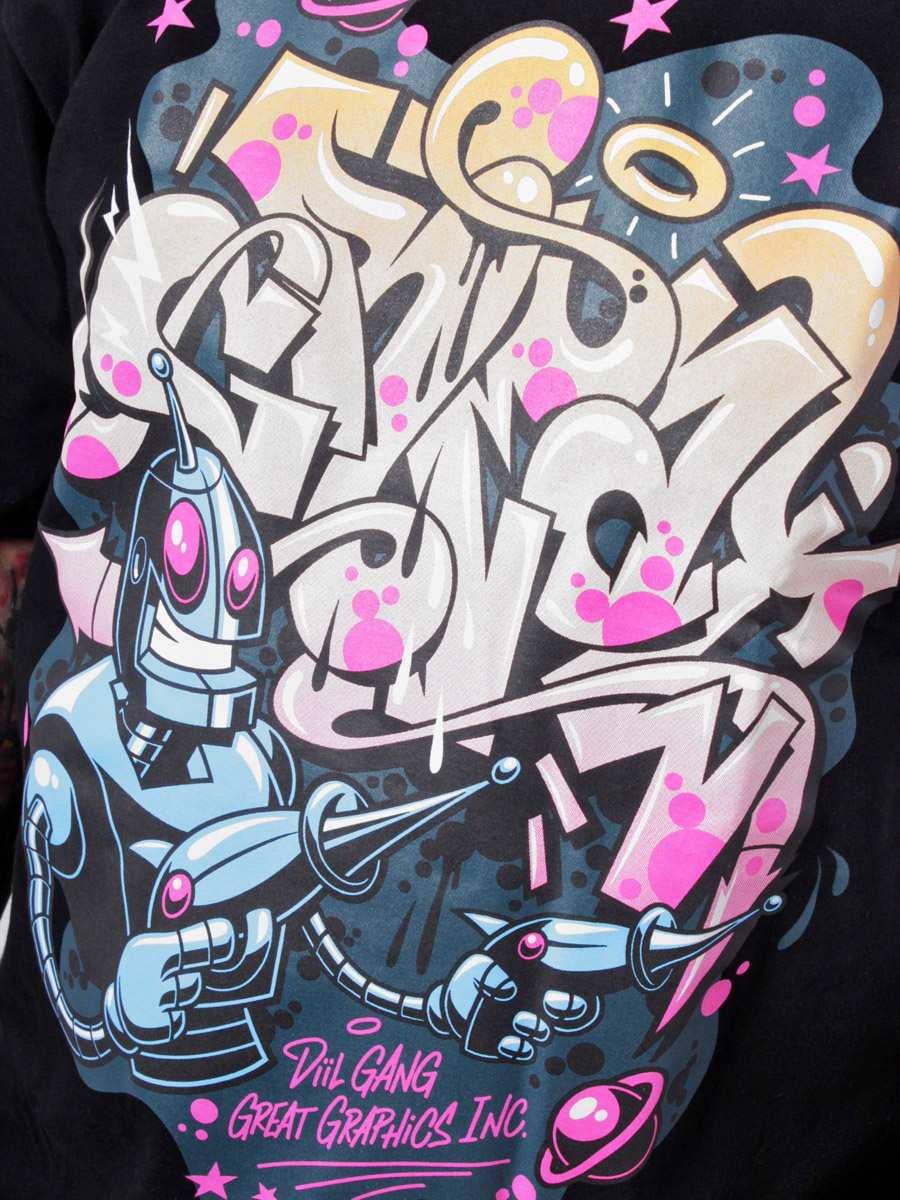 T-Shirt Diil Gang Great Future (czarny)
